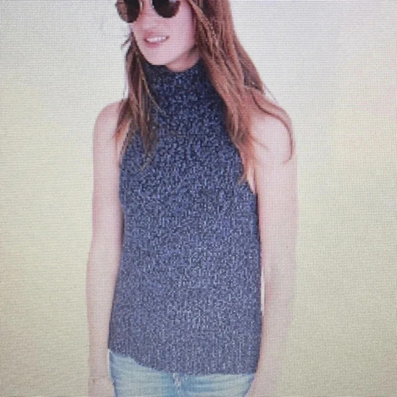 Madewell cowl neck sleeveless sweater size X-Small‎ Contemporary Preppy - Picture 1 of 7